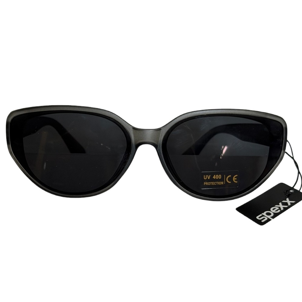 Spexx Women Cat Eye Sunglasses Charcoal Grey Frame - New